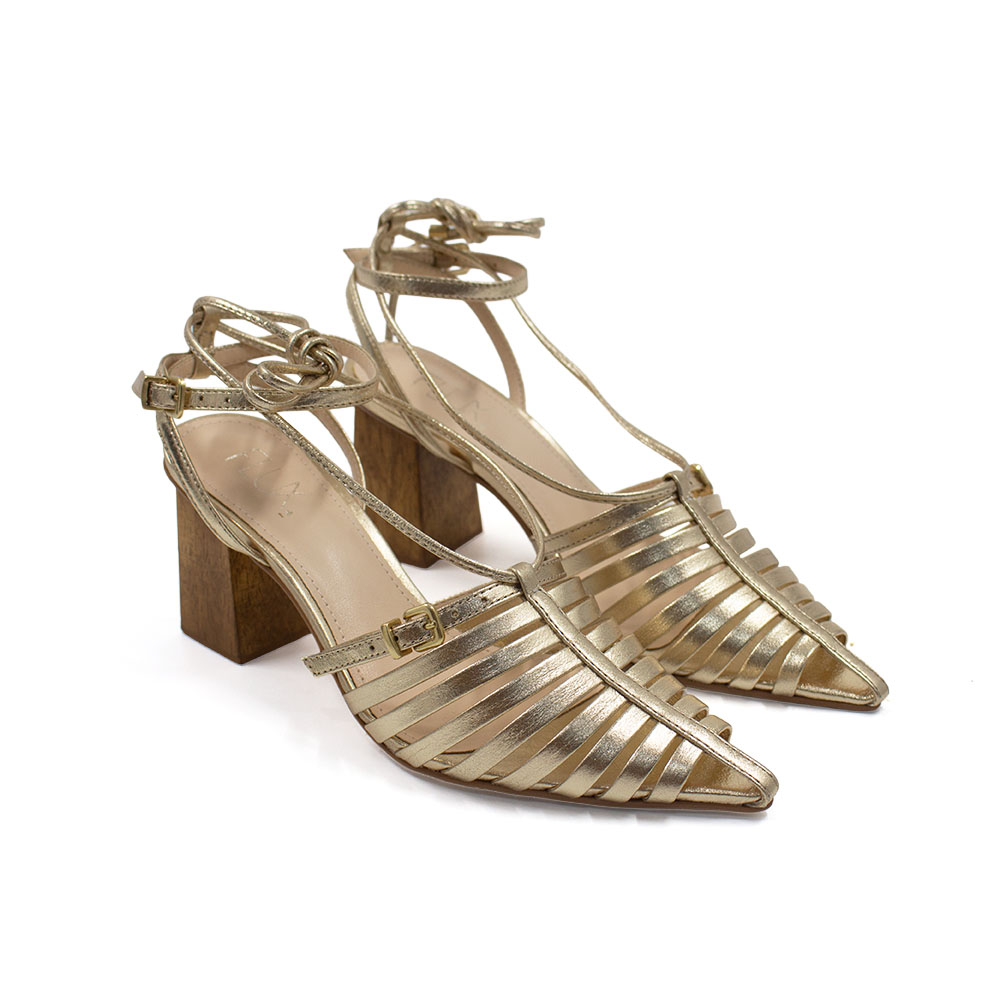 Sandalias Berilia Champaña Flux - Imagen 3