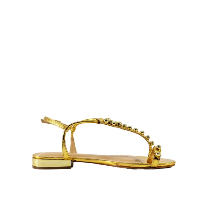 Sandalias Edna Oro Flux