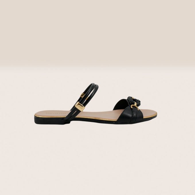 Sandalias Merit Negro Luz Da Lua