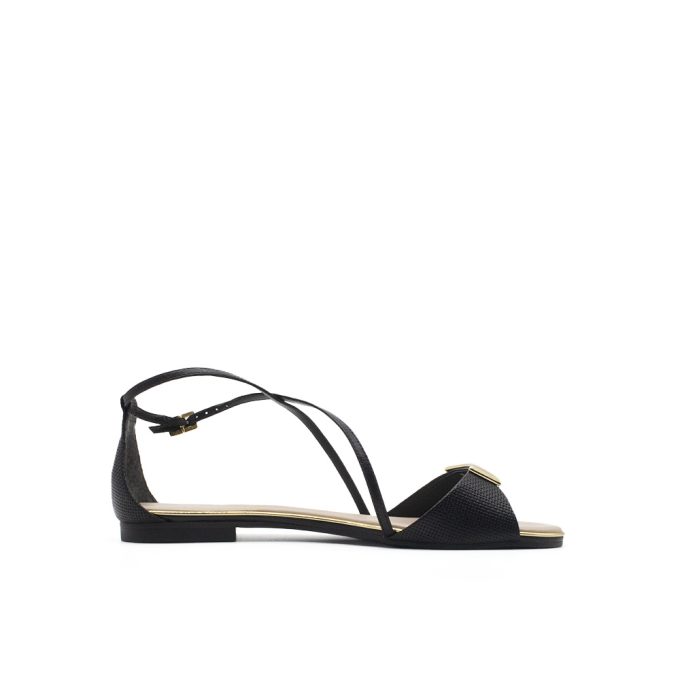 Sandalias Abelone Negro Luz Da Lua