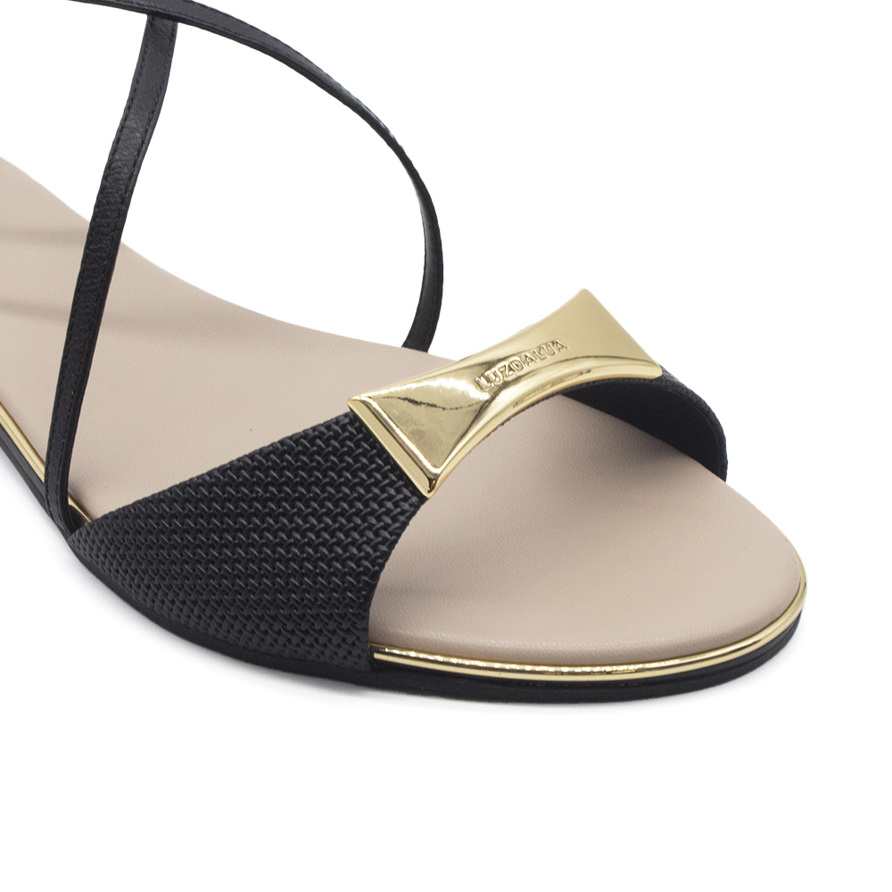 Sandalias Abelone Negro Luz Da Lua - Imagen 3