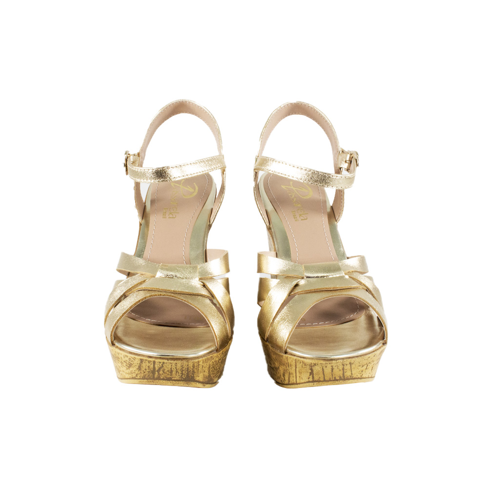 Sandalias Amanda Oro Passarela - Imagen 2