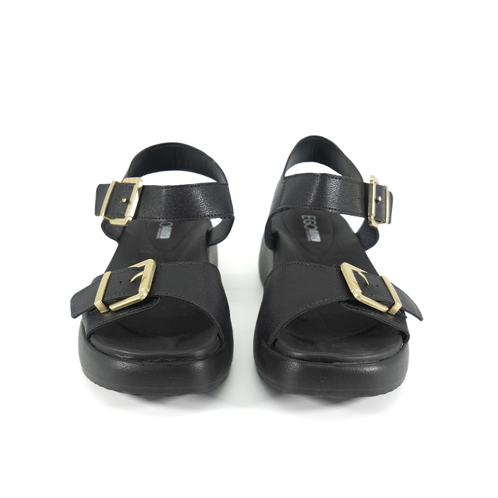 Sandalias Karlina Negro Ego Flex - Imagen 2