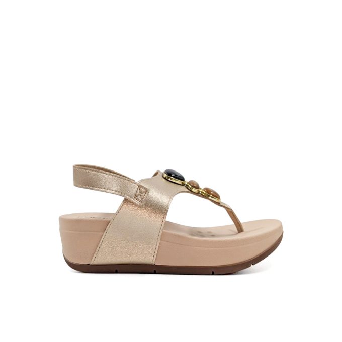 Sandalias Duplex Oro Ego Flex