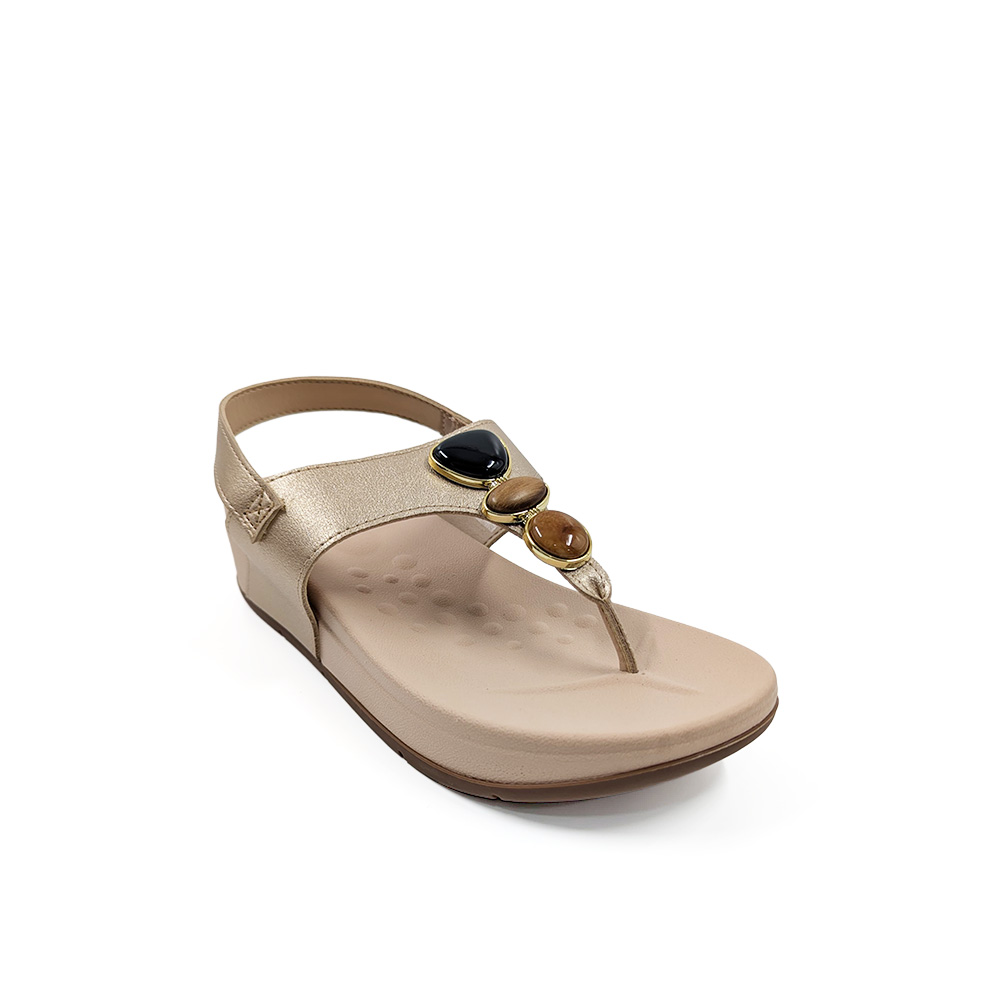 Sandalias Duplex Oro Ego Flex - Imagen 2