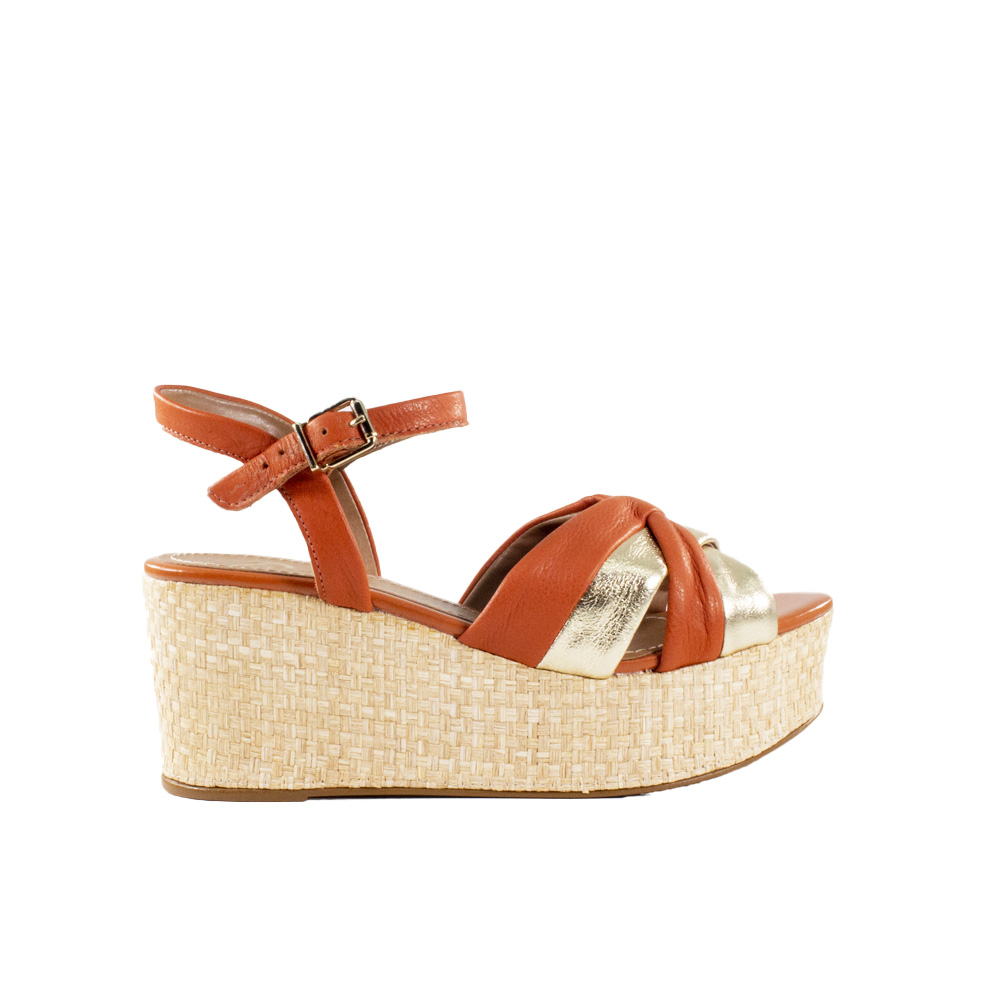 Sandalias Juliana Naranja Passarela
