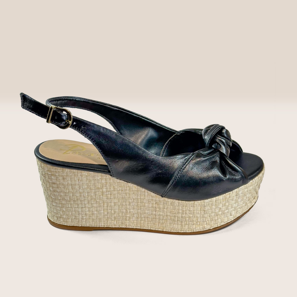Sandalias Coco Negro Passarela