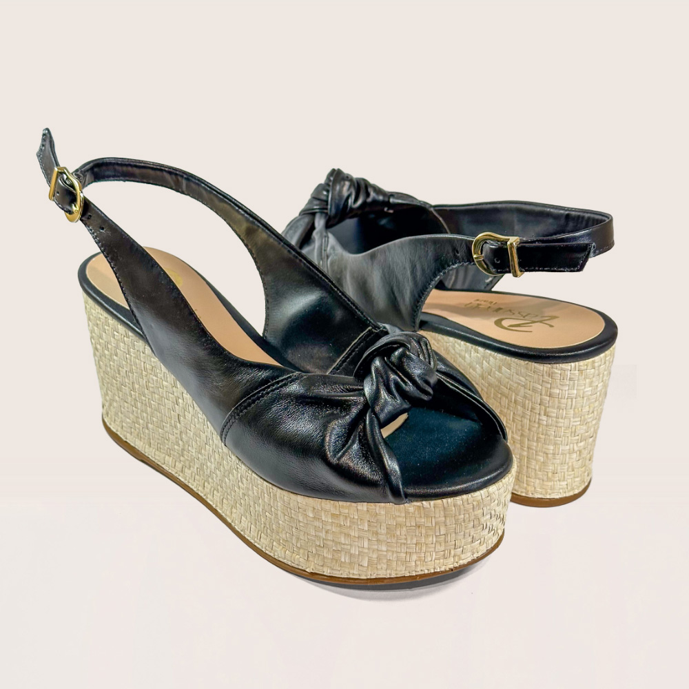 Sandalias Coco Negro Passarela - Imagen 2