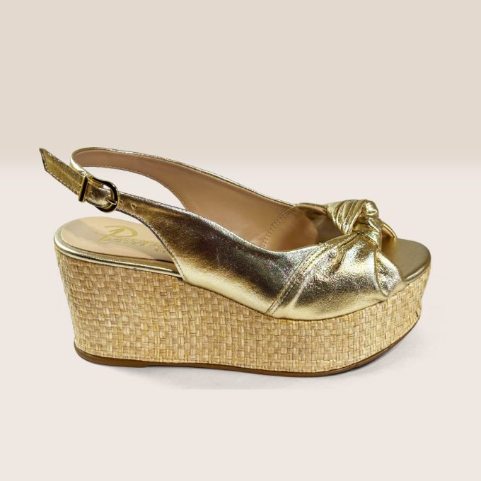 Sandalias Coco Oro Passarela