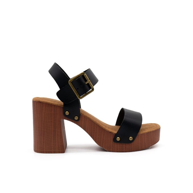 Sandalias Valery Negro Via Uno Ego