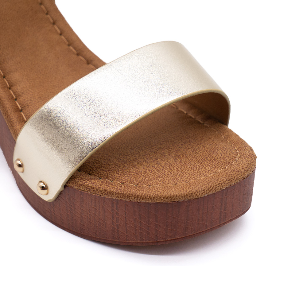 Sandalias Valery Oro Via Uno Ego - Imagen 3