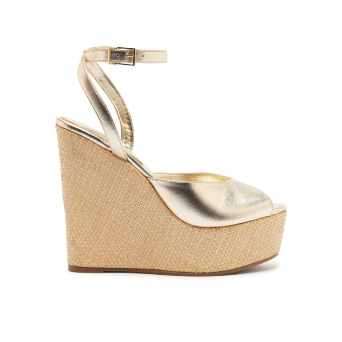 Sandalias Aral Platino Schutz