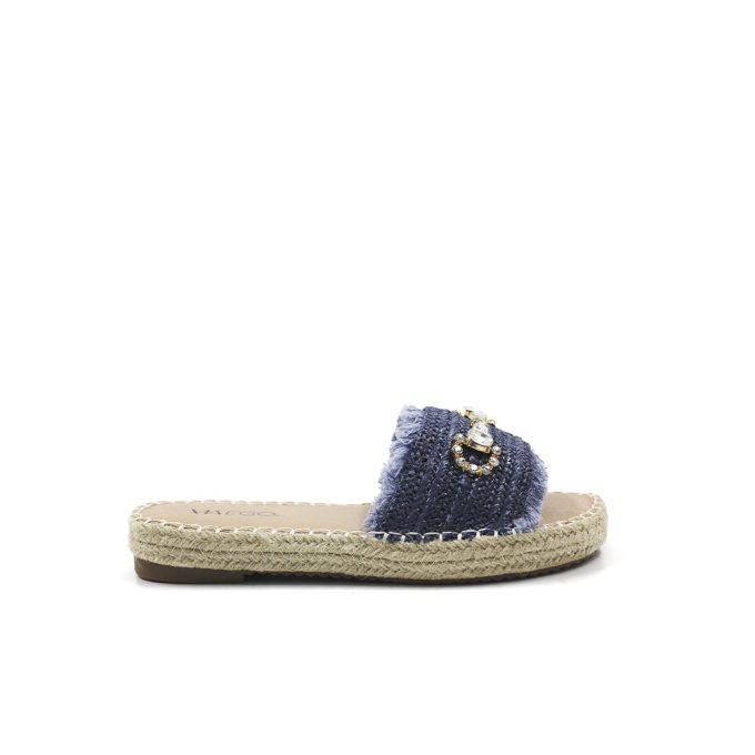 Sandalias Garnet Azul Via Uno Ego